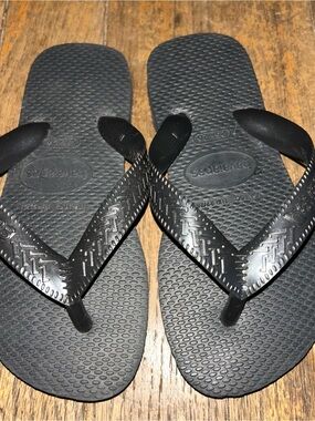 Havaianas Kids Black Flip Flop Sandals